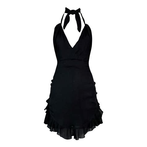 classic chanel black dress|chanel backless black dress.